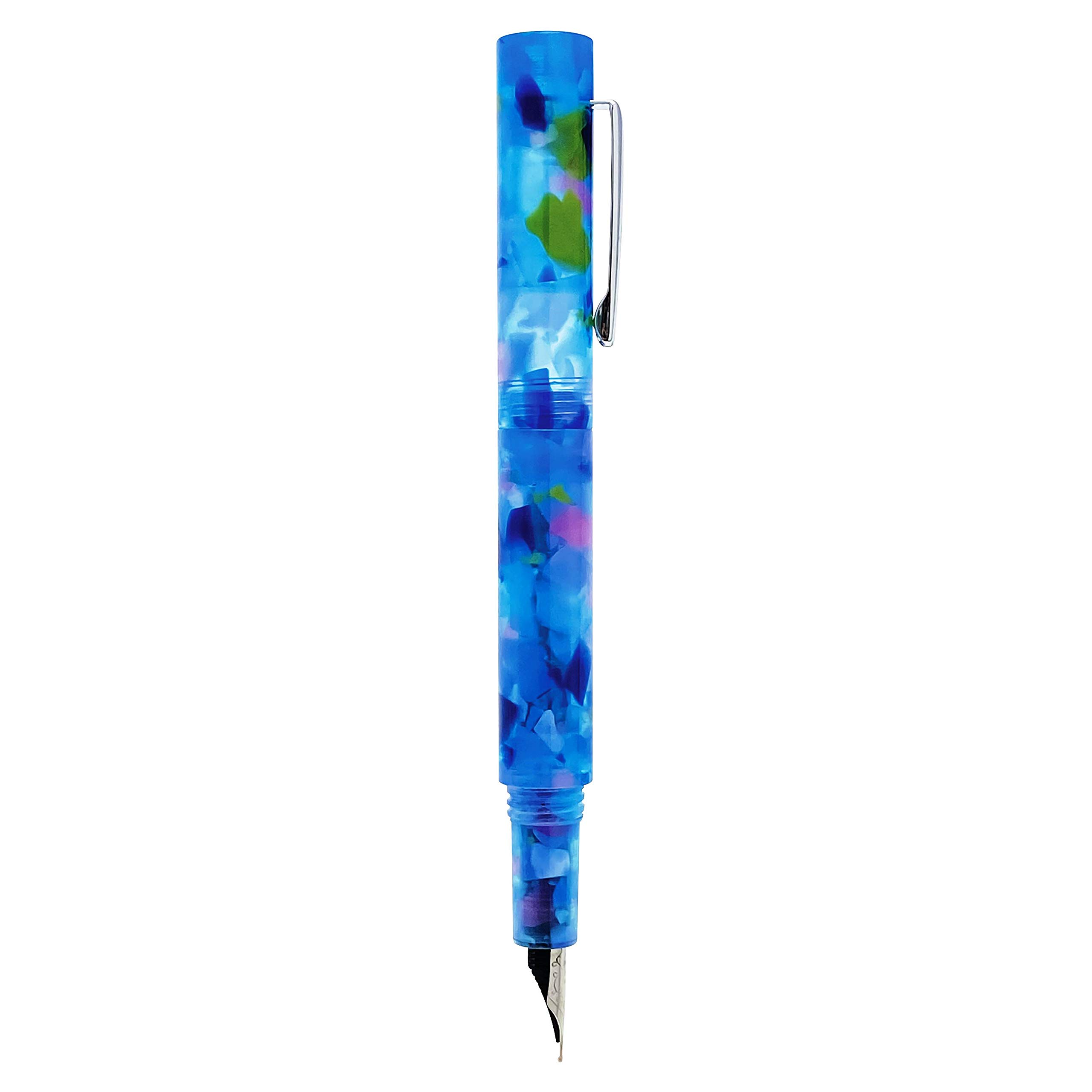 Amazon | Monteverde MVP 万年筆 ブルーマーブル M | 万年筆 | 文房具